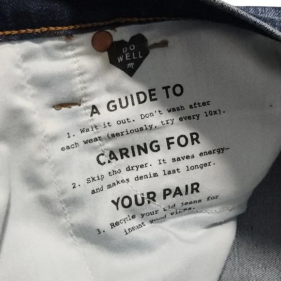 Madewell 10" High-Rise Skinny Jeans Denim Classic Womens Sz 27 - Picture 5 of 8